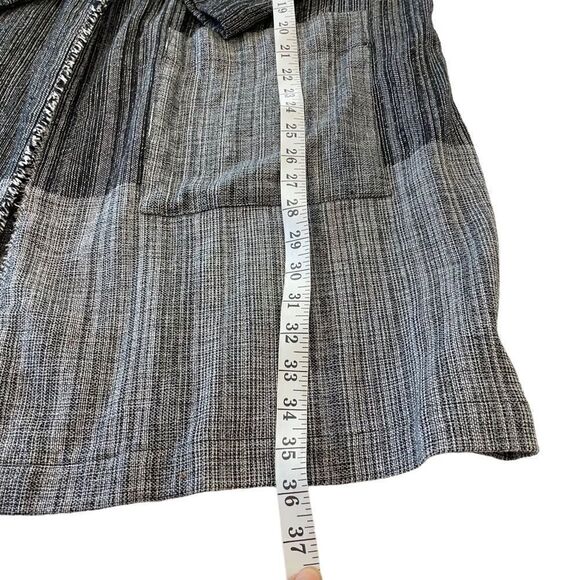 Eileen Fisher Woman Organic Cotton Hazy Block Long Line Lightwright Coat, OS - Picture 11 of 11